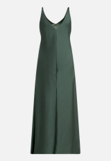 Abendkleid mit breiten Trägern / Rückseite