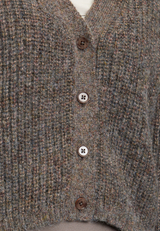 Cardigan mit V-Ausschnitt / Detailbild