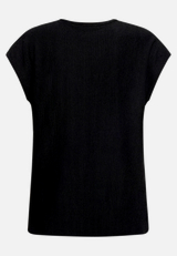 Basic Shirt mit V-Ausschnitt / Rückseite
