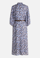 Hemdblusenkleid mit Bindegürtel / Rückseite
