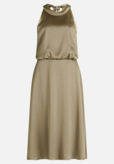 Cocktailkleid mit Stehkragen / Vorderseite
