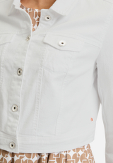 Jeansjacke mit Waschung / Detailbild