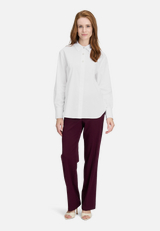 Longbluse langarm / Modellfoto Vorderseite (Outfit)