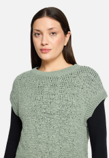 Strickpullover mit Rundhalsausschnitt / Detailbild