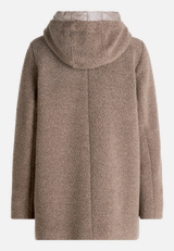 Wolljacke mit Kapuze / Rückseite
