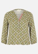 Casual-Bluse mit Muster / Vorderseite