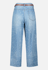 Casual-Hose mit Gürtel / Rückseite
