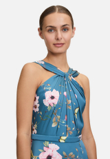 Abendkleid mit Blumenprint / Detailbild