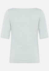 Basic Shirt  mit U-Boot-Ausschnitt / Rückseite