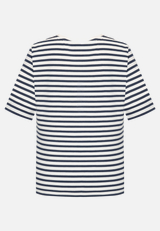 Basic Shirt mit Ringel / Rückseite