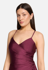 Abendkleid mit Volant / Detailbild