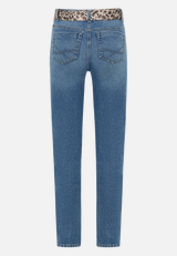 Jeans  mit Leo-Gürtel Style Orlando 28 Inch  / Rückseite