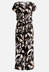 Jumpsuit mit U-Boot-Ausschnitt / Vorderseite