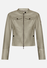 Casual-Jacke mit Stehkragen / Vorderseite