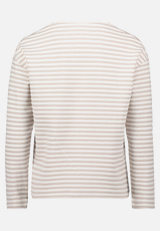 Sweatshirt mit U-Boot-Ausschnitt / Rückseite