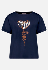 Casual-Shirt mit Aufdruck / Vorderseite