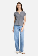 Casual-Shirt mit Struktur / Modellfoto Vorderseite (Outfit)