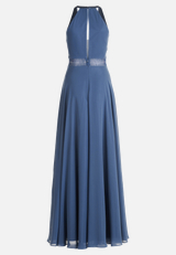 Abendkleid mit Spitze / Rückseite