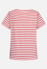 Kurzarm-Shirt mit Rundhalsausschnitt / Rückseite