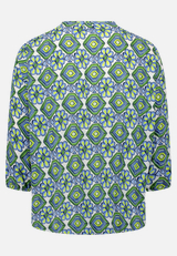 Casual-Bluse mit Muster / Rückseite
