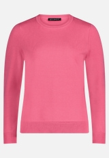 Basic-Strickpullover mit Rundhalsausschnitt / Vorderseite