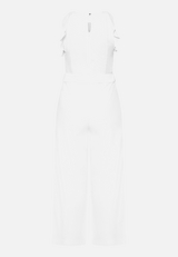 Jumpsuit mit Volant / Rückseite