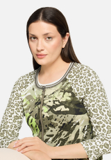 Shirtjacke mit Rippenstruktur / Detailbild