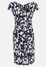 Cocktailkleid kurzarm / Rückseite