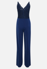 Jumpsuit mit Spitze / Rückseite