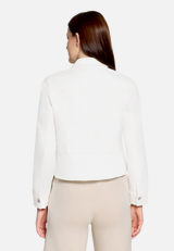 Blazer-Jacke langarm / Modellfoto Rückseite