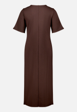 Midikleid mit Raffung / Rückseite