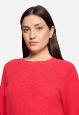 Strickpullover mit Rundhalsausschnitt / Detailbild