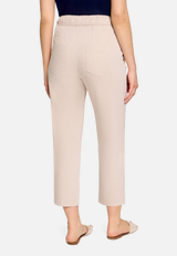 Casual-Hose mit elastischem Bund / Modellfoto Rückseite