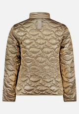 Steppjacke mit Eingrifftaschen / Rückseite