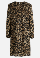 Plisseekleid langarm / Rückseite