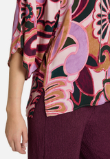 Casual-Bluse mit Muster / Detailbild