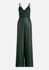 Jumpsuit mit Glanzeffekt / Vorderseite