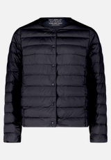 Daunen-Steppjacke mit Rundhalsausschnitt / Vorderseite