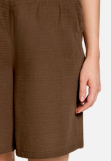 Musselin-Shorts mit elastischem Bund  / Detailbild