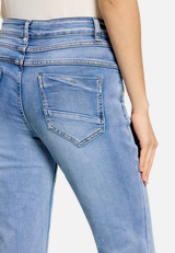 Boyfriend-Jeans im Vintage-Look / Detailbild