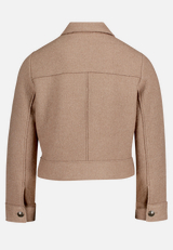 Blazer-Jacke mit aufgesetzten Taschen / Rückseite