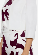 Bolero-Jacke mit Kellerfalten / Detailbild