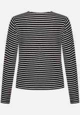 Sweatjacke mit Knopfleiste / Rückseite