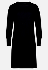 Strickkleid mit Rundhalsausschnitt / Vorderseite