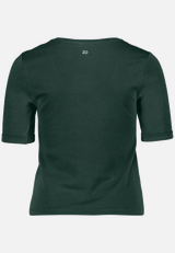 Basic-T-Shirt mit V-Ausschnitt / Rückseite
