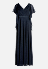 Abendkleid im Glitzer-Look / Vorderseite