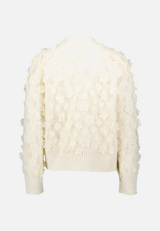 Pullover mit 3D Blüten / Rückseite