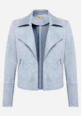 Blazer-Jacke mit offenem Saum / Vorderseite