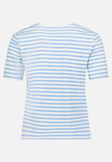 Basic Shirt mit Ringel / Rückseite
