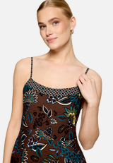 Maxikleid mit floralem Muster  / Detailbild